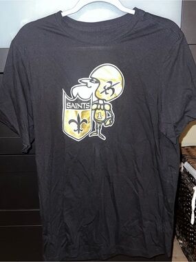 Nike Black Tee with Silver Logo